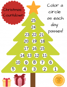 Christmas Tree Countdown 