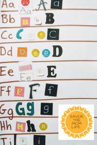 Sticker Play-  Fun Ways to teach the alphabet to kids