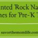Painted Rock Name Games for Pre-K Kids