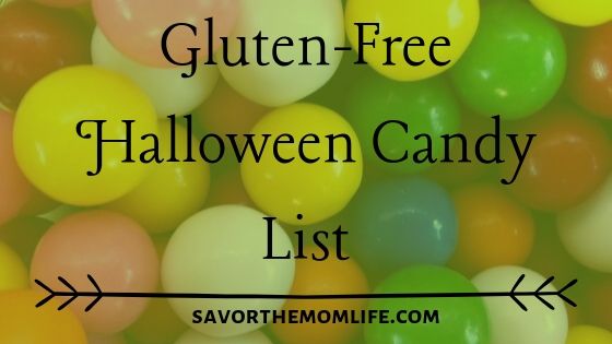 Gluten Free Halloween Candy List - safe gluten free treats - gfJules