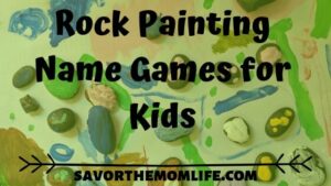 Painted Rock Name Games for Pre-K Kids 