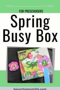 Spring Busy Box for Preschoolers 