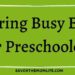 Spring Busy Box for Preschoolers
