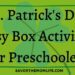 St. Patrick's Day Busy Box Activities for Preschoolers