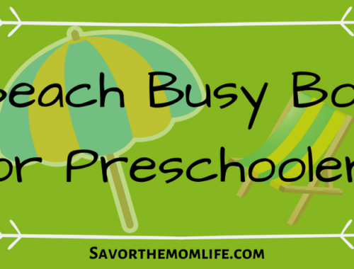 Beach Busy Box for Preschoolers