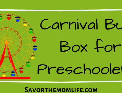 Carnival Busy Box for Preschoolers