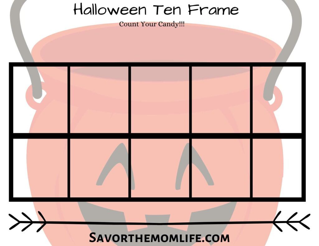 Halloween Ten Frame
