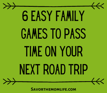 6 Easy Family Games to Pass Time on Your Next Road Trip