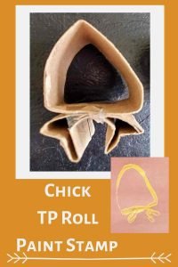 Chick TP Roll Paint Stamp