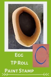 Egg TP Roll Paint Stamp